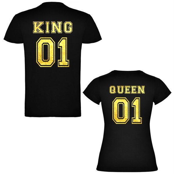 Pack Camisetas parejas King y Queen 01 | Zanubo.es